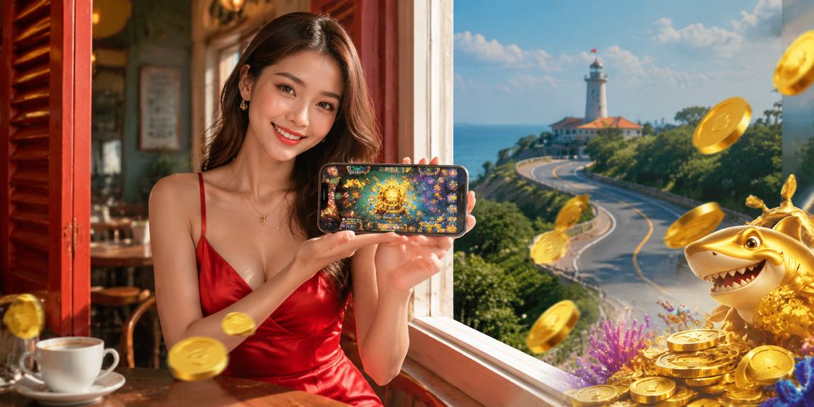 Người dùng Vũng Tàu xem kết quả xổ số trên điện thoại tại quán cà phê